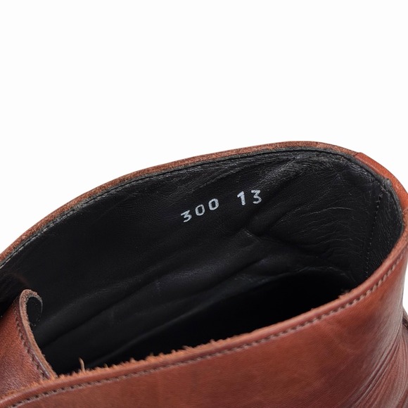 To Boot New York Adam Derrick Brown Leather Ankle Boots Lace Up Mens Size‎ 13 - Picture 3 of 11